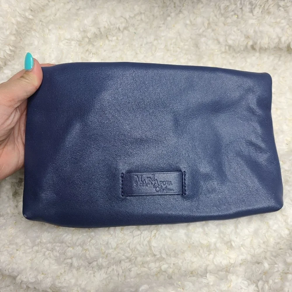 Cole Haan x Maria Sharapova Two Tone Blue Clutch NWT‎
